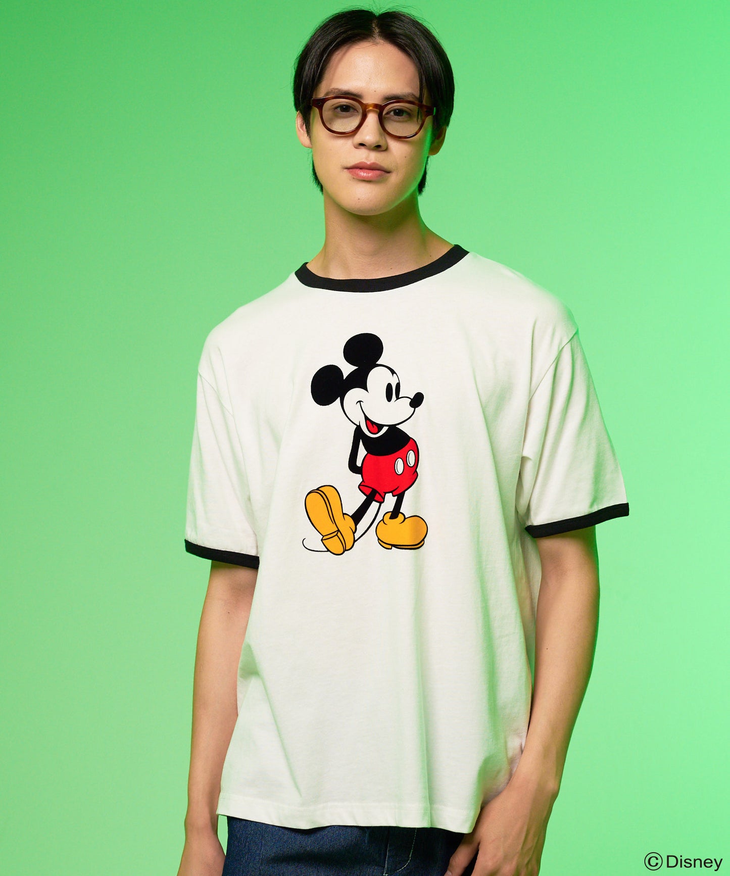 Mickey/Arnold Palmer/シェア フロッキーTシャツ
