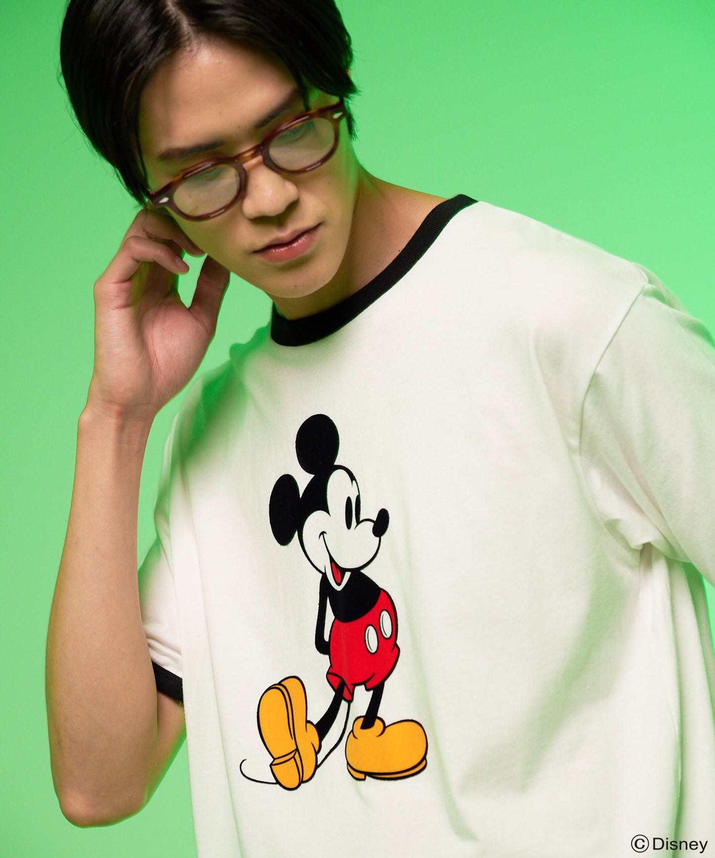 Mickey/Arnold Palmer/シェア フロッキーTシャツ