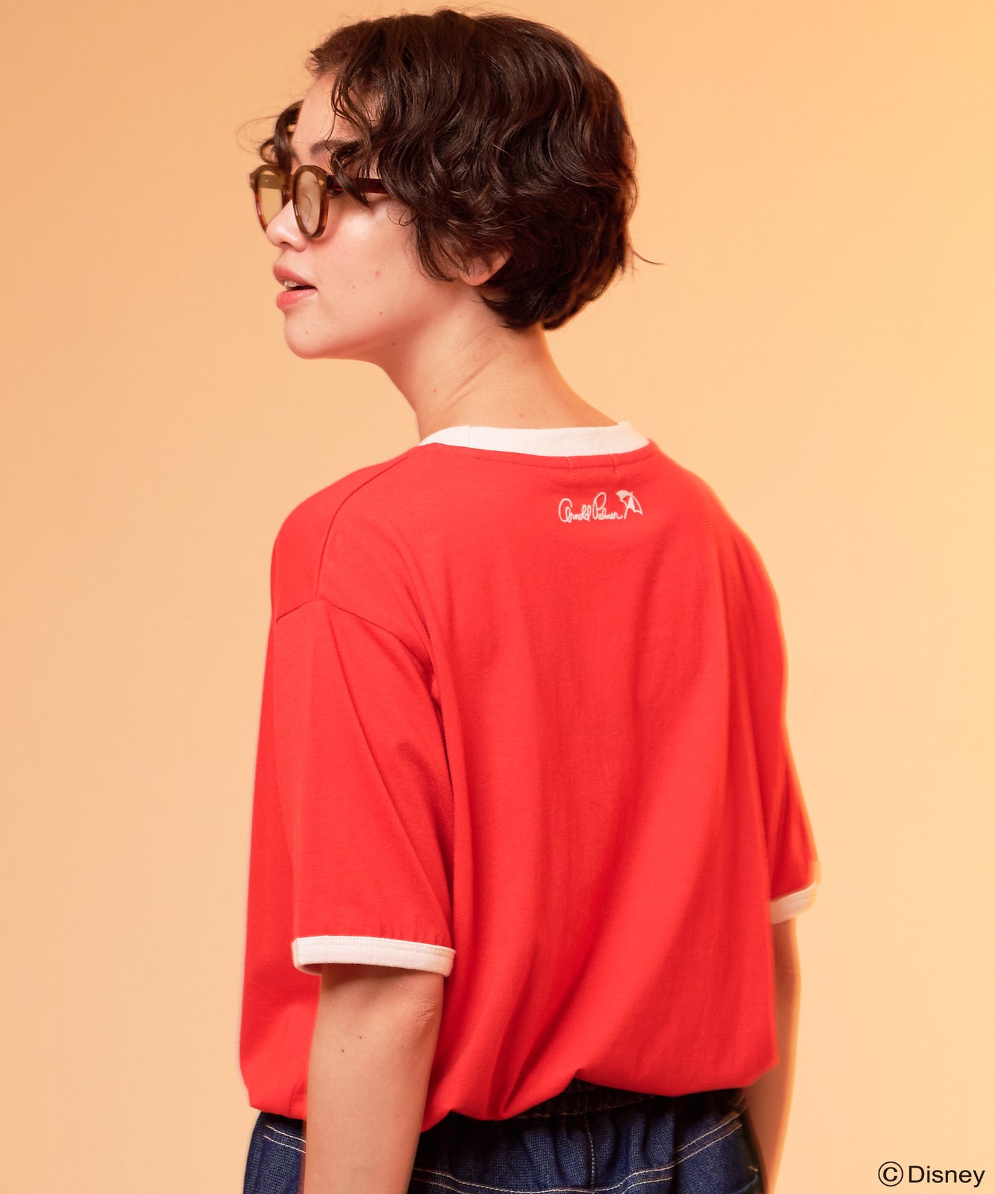 Mickey/Arnold Palmer/シェア フロッキーTシャツ