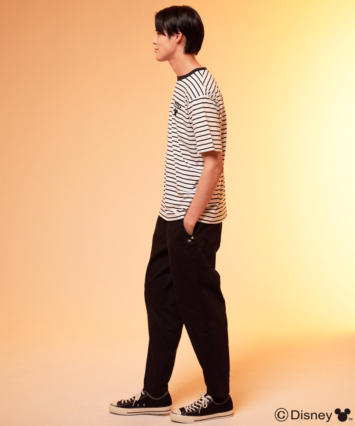 Mickey/Arnold Palmer/シェア ボーダーTシャツ