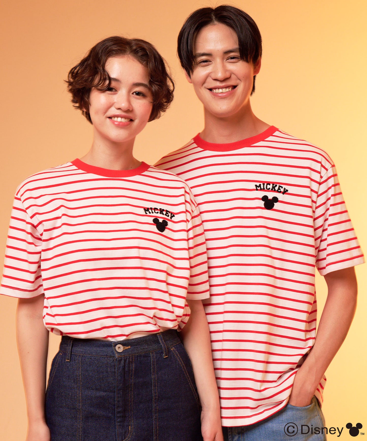Mickey/Arnold Palmer/シェア ボーダーTシャツ