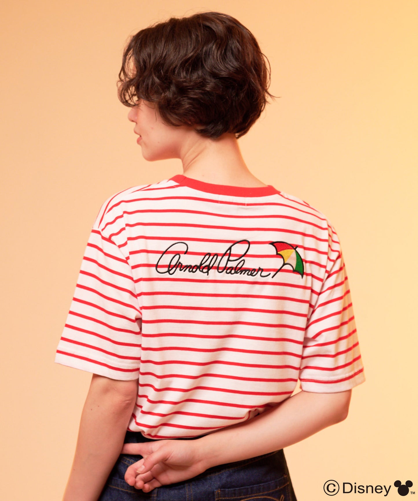 Mickey/Arnold Palmer/シェア ボーダーTシャツ