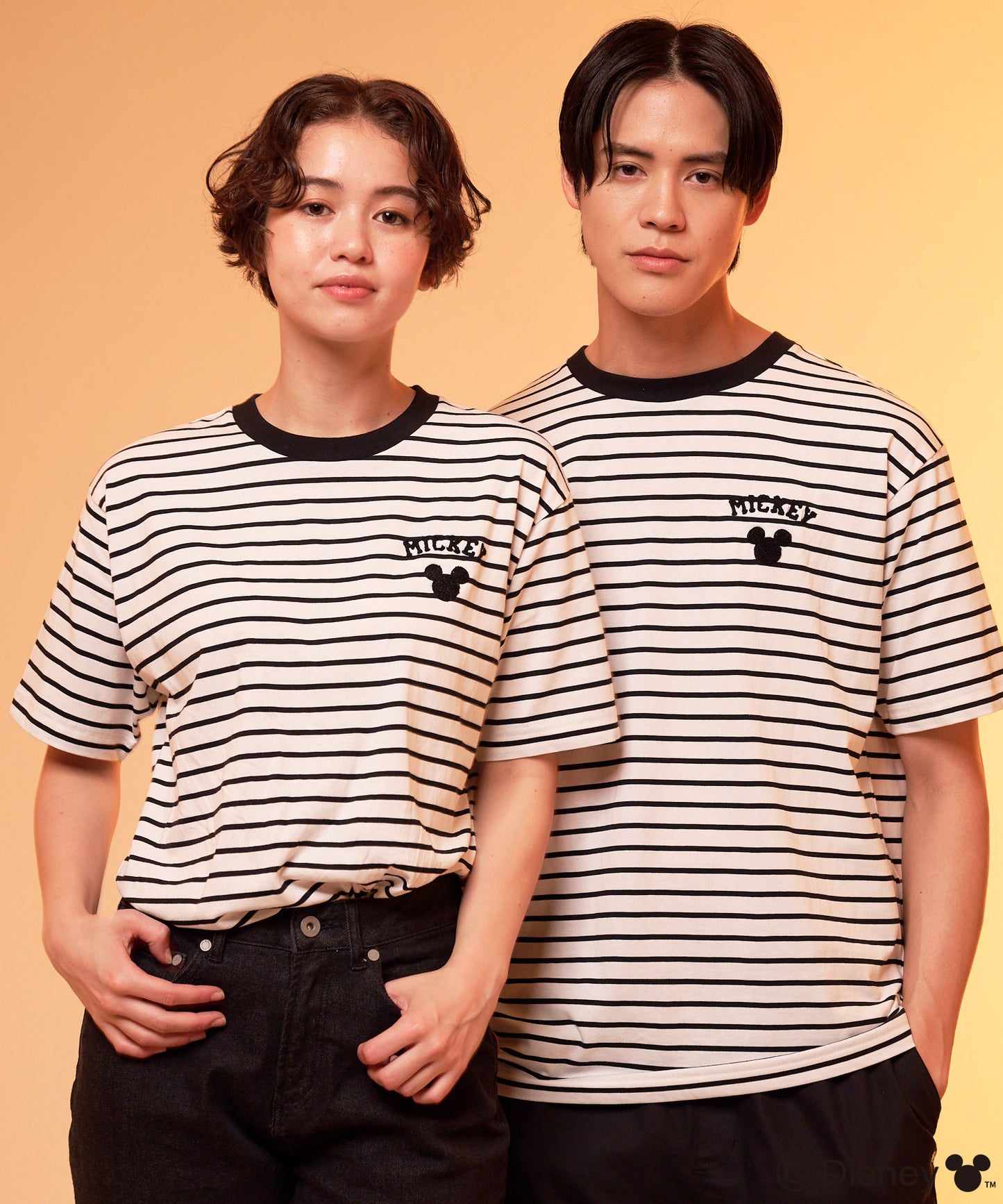Mickey/Arnold Palmer/シェア ボーダーTシャツ
