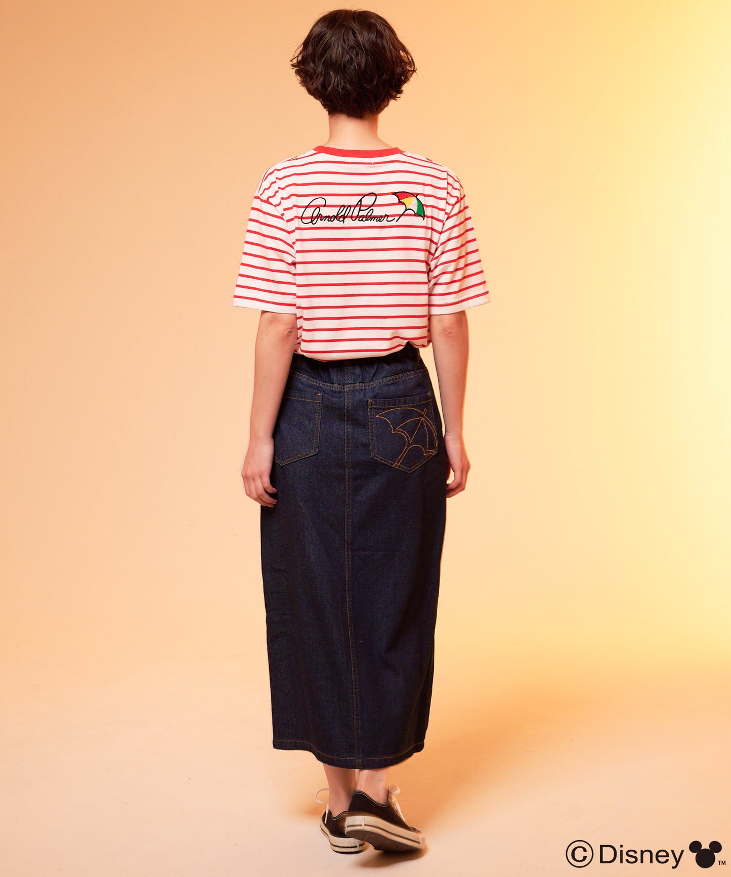 Mickey/Arnold Palmer/シェア ボーダーTシャツ