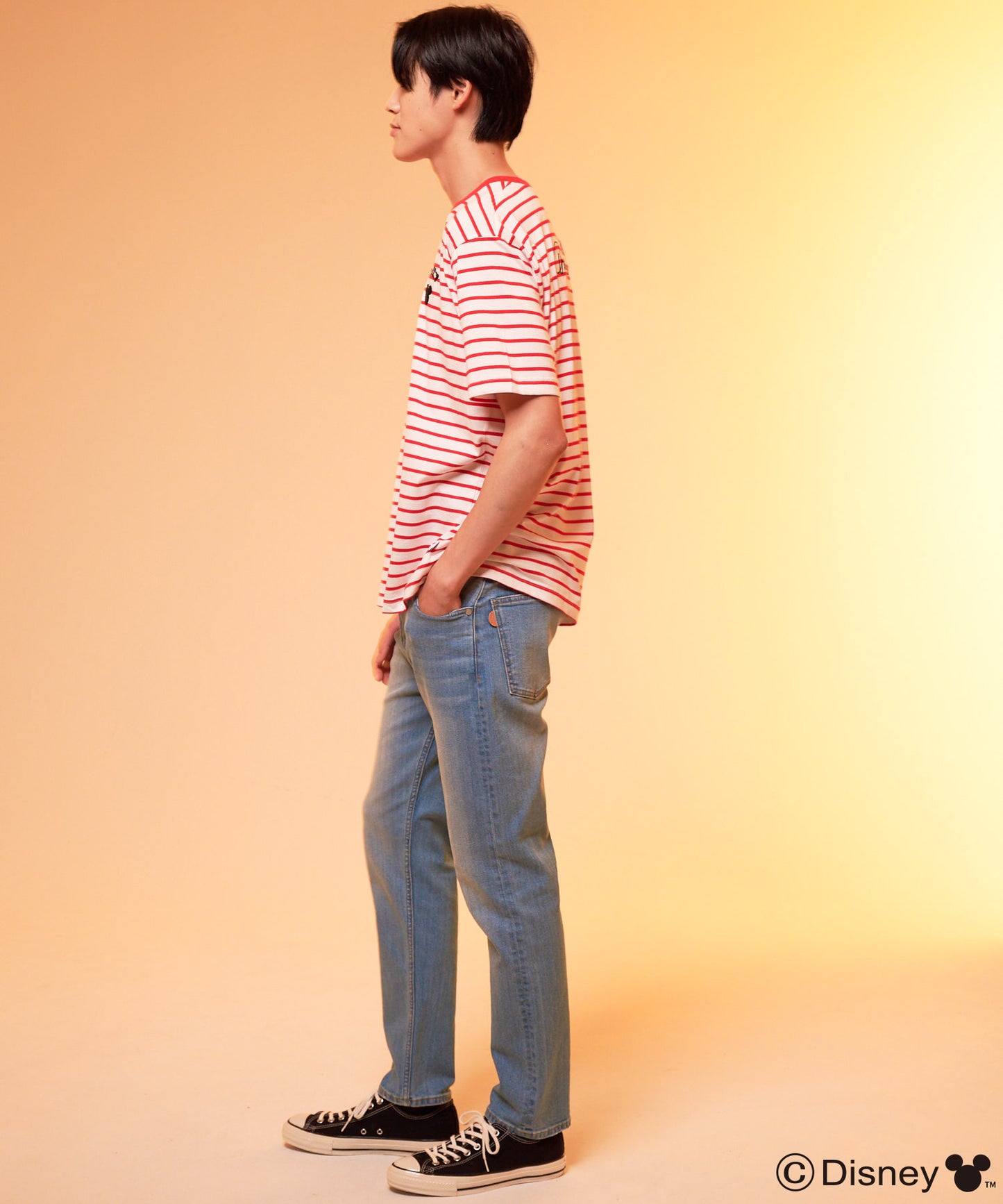 Mickey/Arnold Palmer/シェア ボーダーTシャツ
