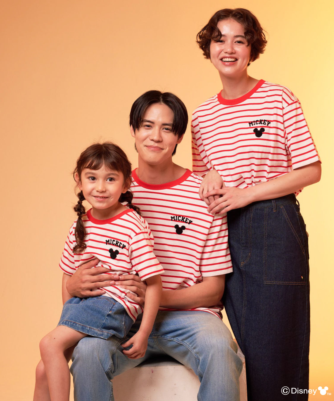 Mickey/Arnold Palmer/シェア ボーダーTシャツ