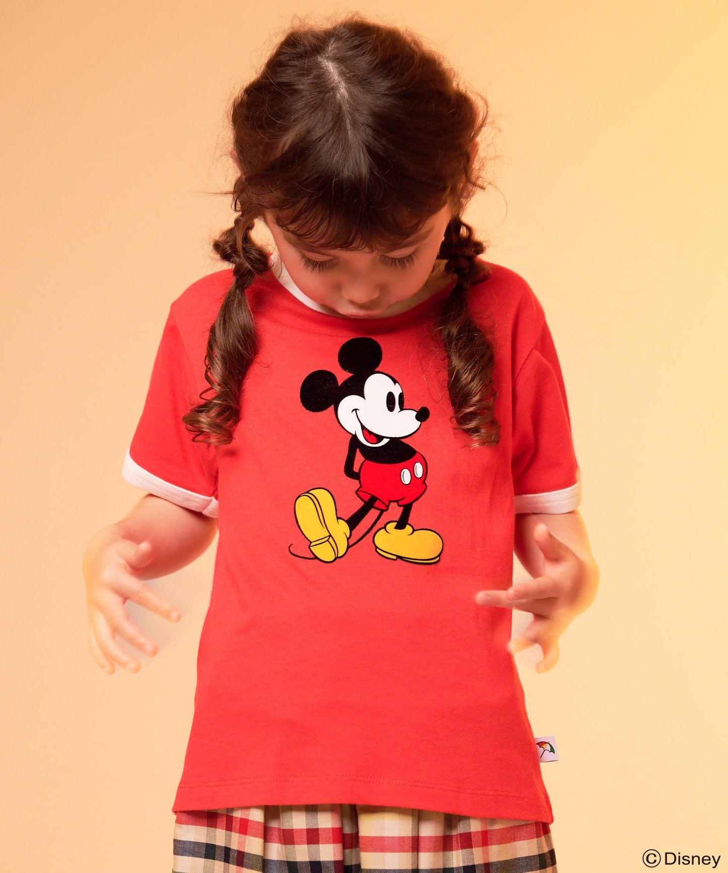 Mickey/Arnold Palmer/フロッキーTシャツ【キッズ】