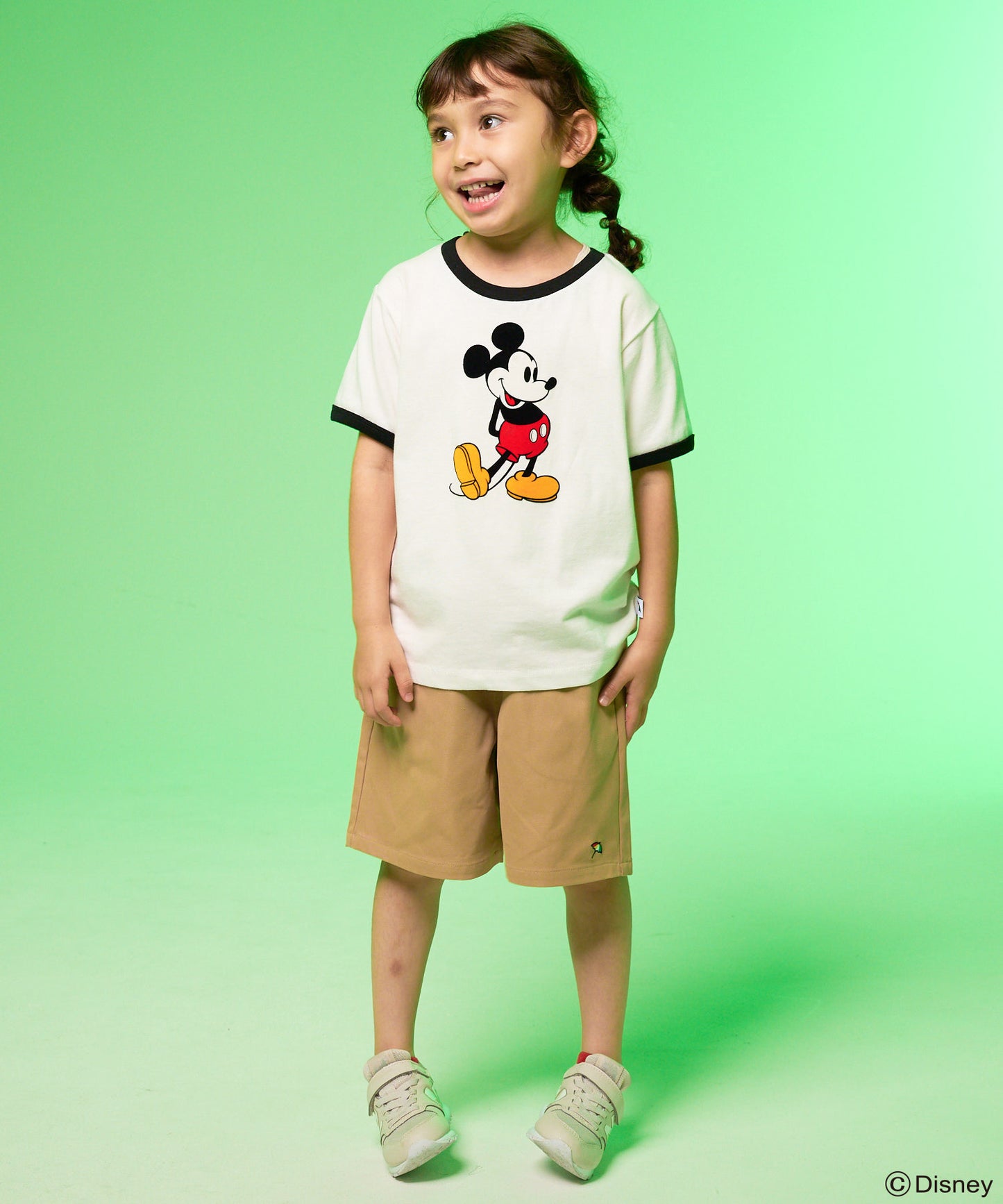 Mickey/Arnold Palmer/フロッキーTシャツ【キッズ】
