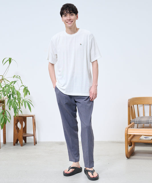 Arnold Palmer リンクスジャガード クルーネックTシャツ