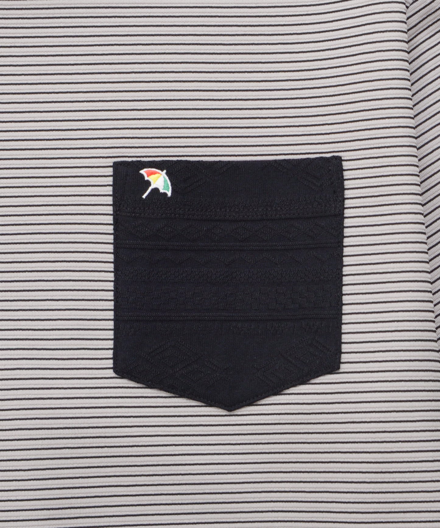 ドライリップルボーダー ポケットTシャツ