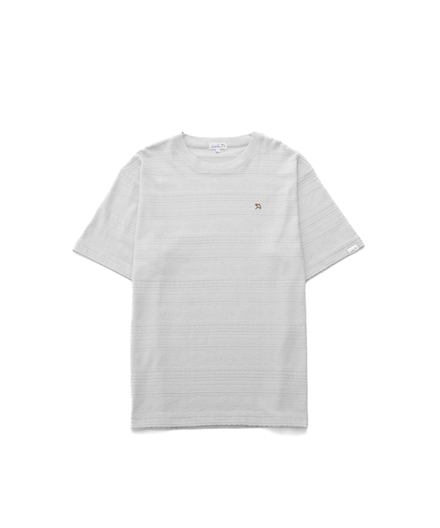 幾何学ジャガードTシャツ