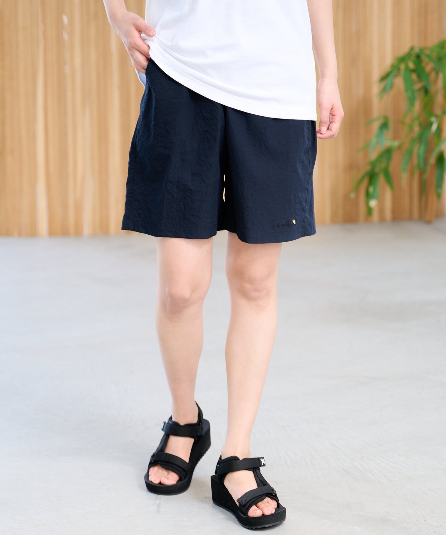 【TIME SALE】【残り1点】ストレッチワッシャー シェア ショートパンツ