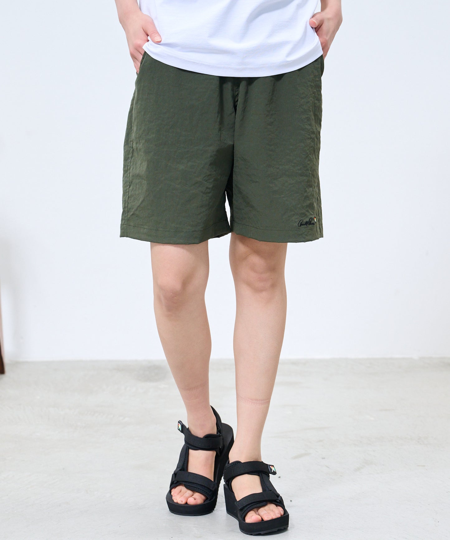 【TIME SALE】【残り1点】ストレッチワッシャー シェア ショートパンツ