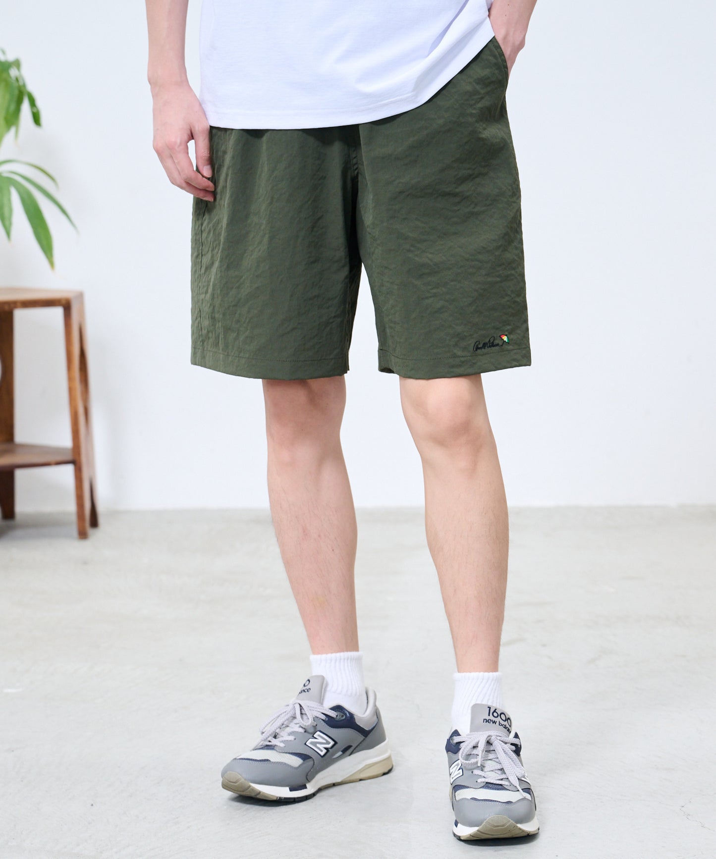 【TIME SALE】【残り1点】ストレッチワッシャー シェア ショートパンツ