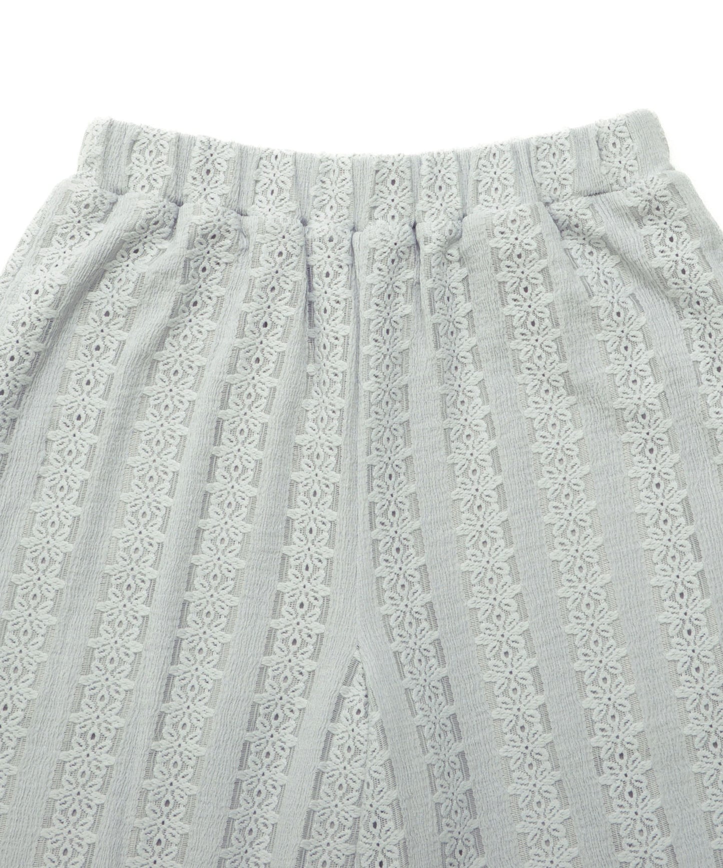 【TIME SALE】【残り2点】カットレース イージーワイド ストレートパンツ