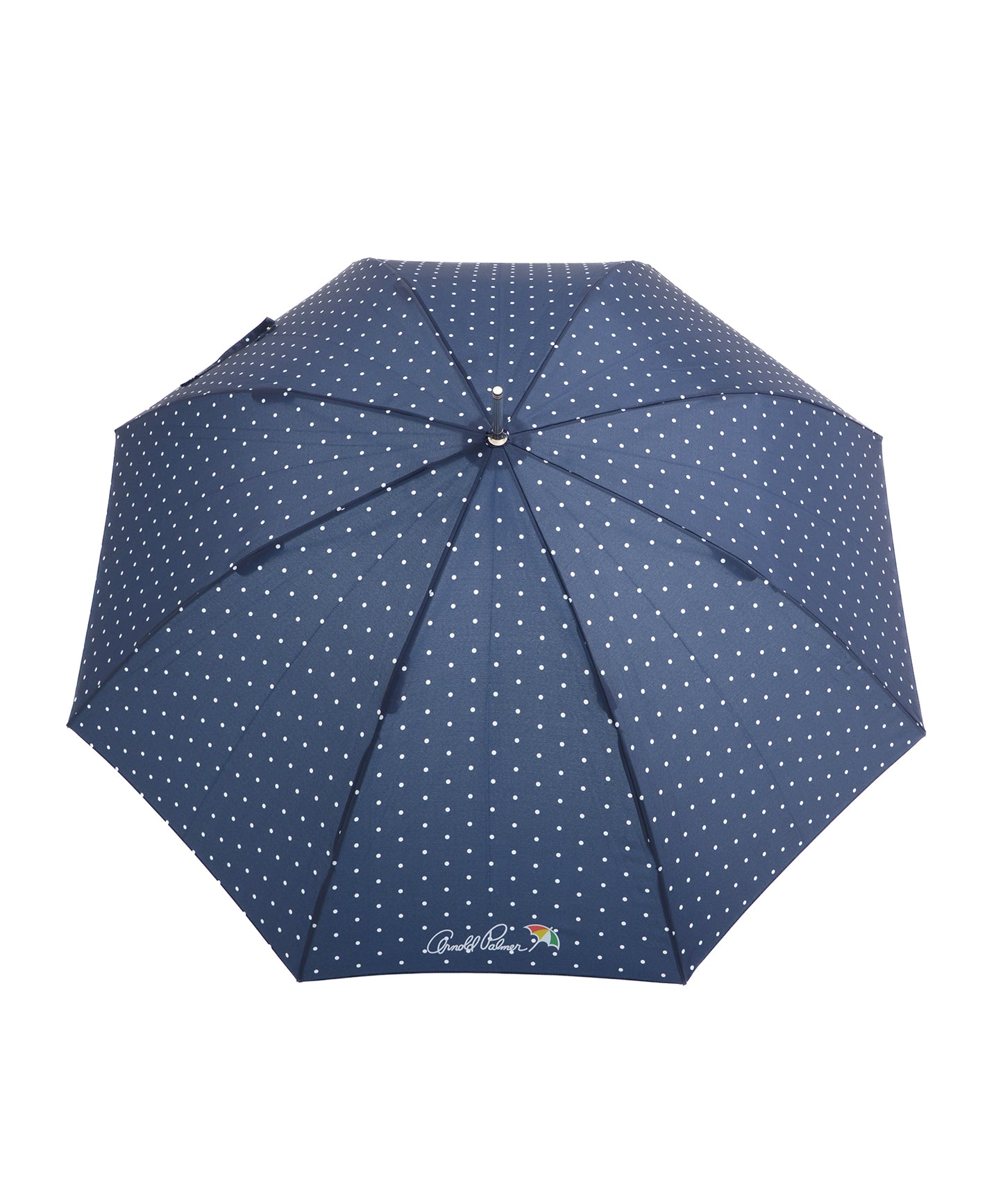 ドット柄 晴雨兼用 シェア 長傘