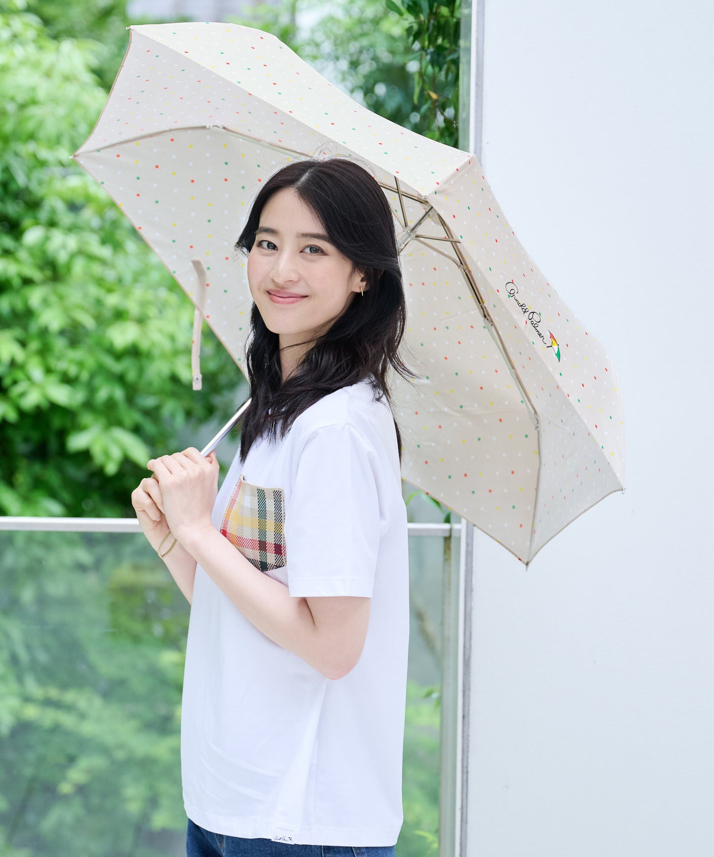 【期間限定 セール】 ドット柄 晴雨兼用 シェア 折り畳み傘