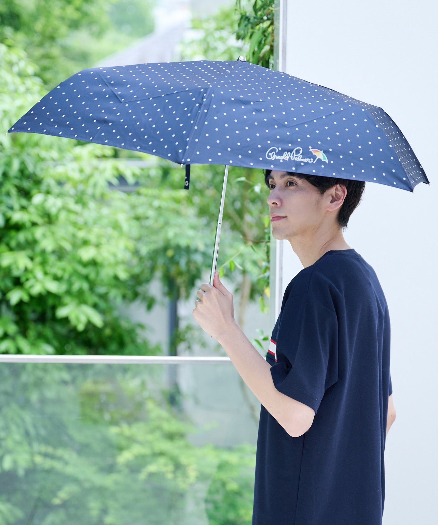 【期間限定 セール】 ドット柄 晴雨兼用 シェア 折り畳み傘