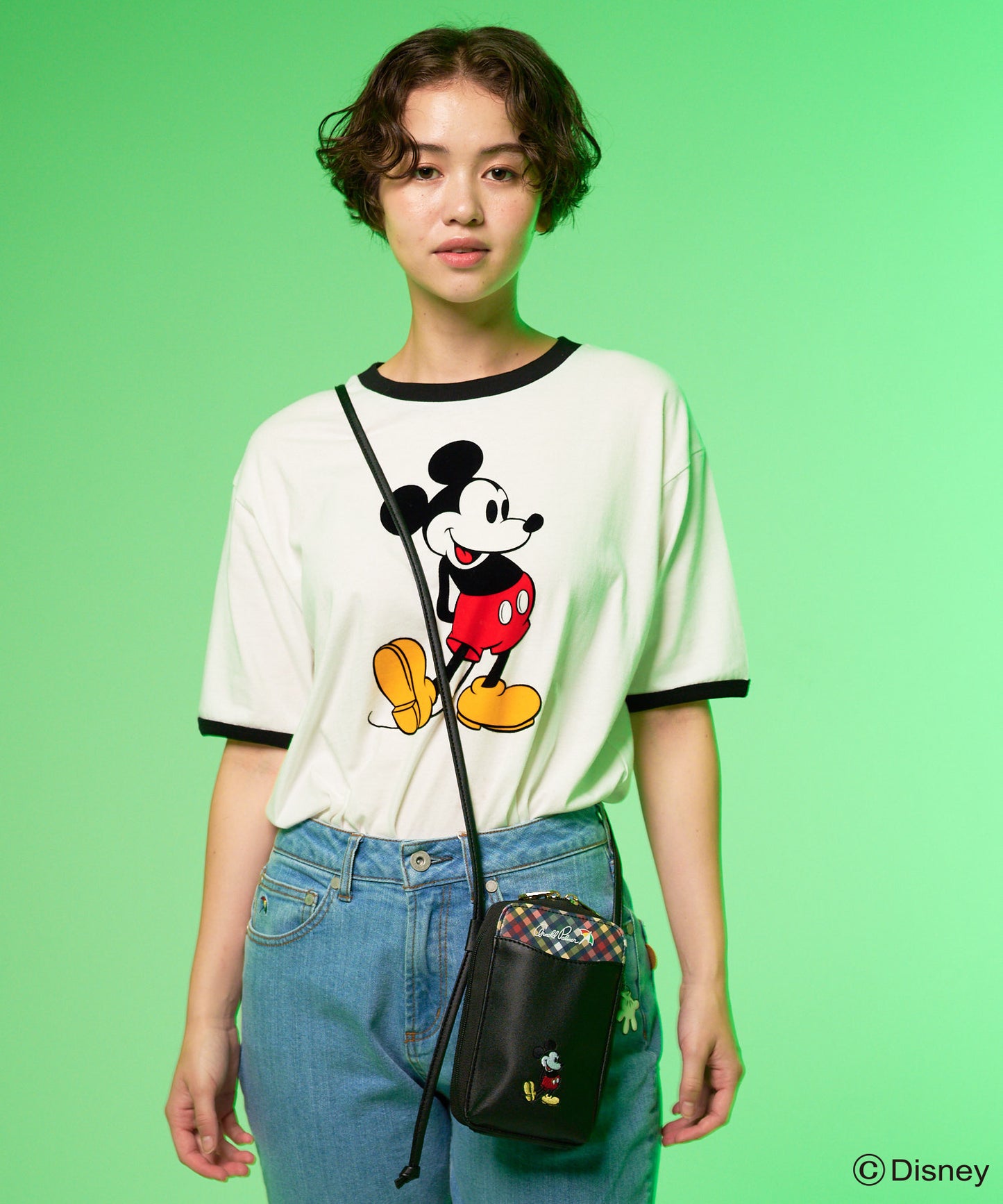 Mickey/Arnold Palmer/シェアスマホショルダーバッグ