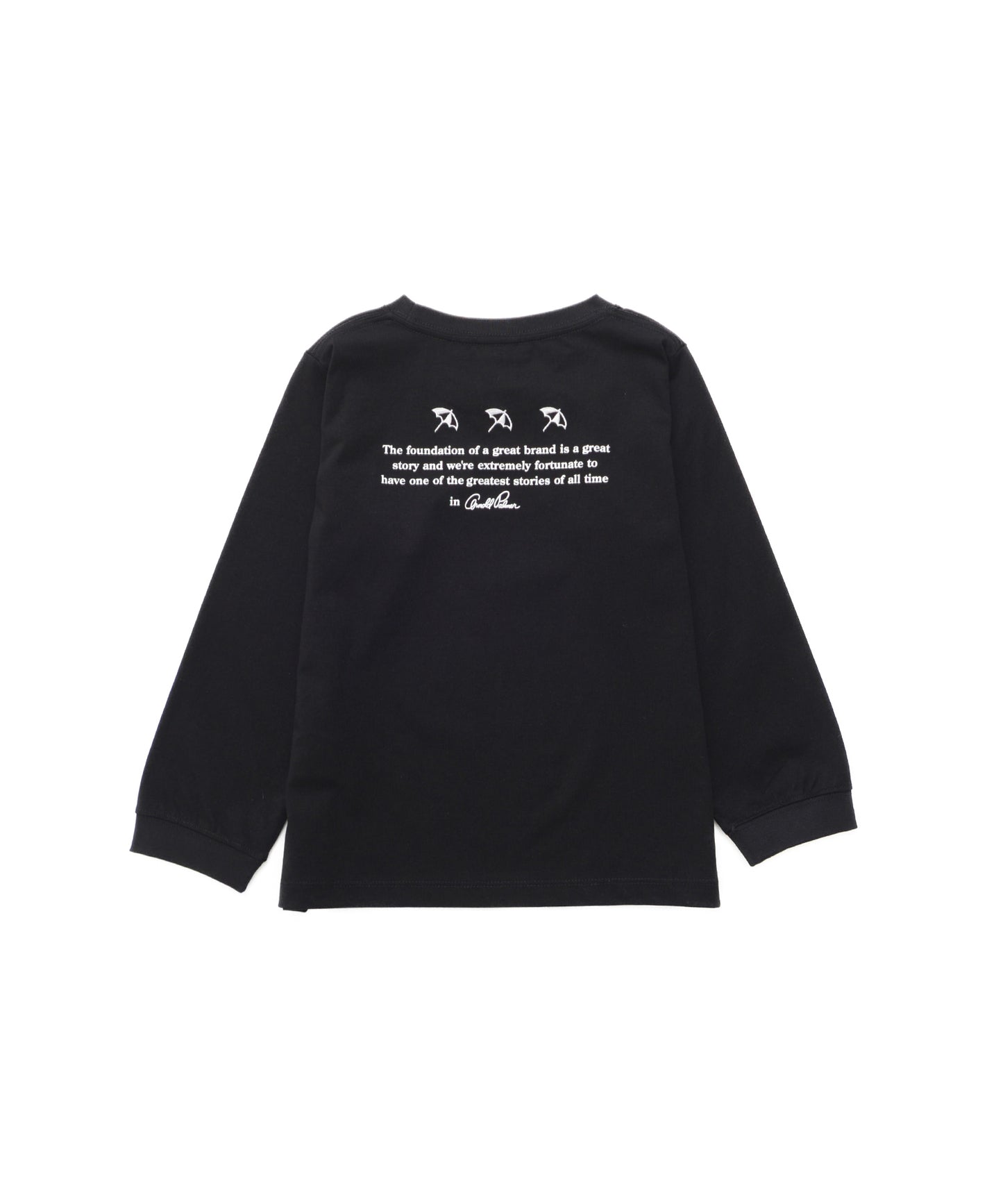 バックロゴグラフィック ロングスリーブTシャツ【キッズ】