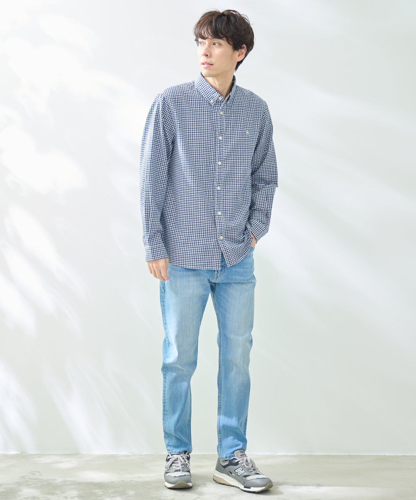 【TIME SALE】【残り3点】EVERY DAY ギンガムチェック シェア シャツ