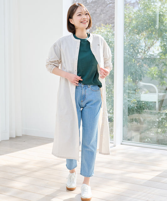 Arnold Palmer 寄り添うリネン シャツワンピース