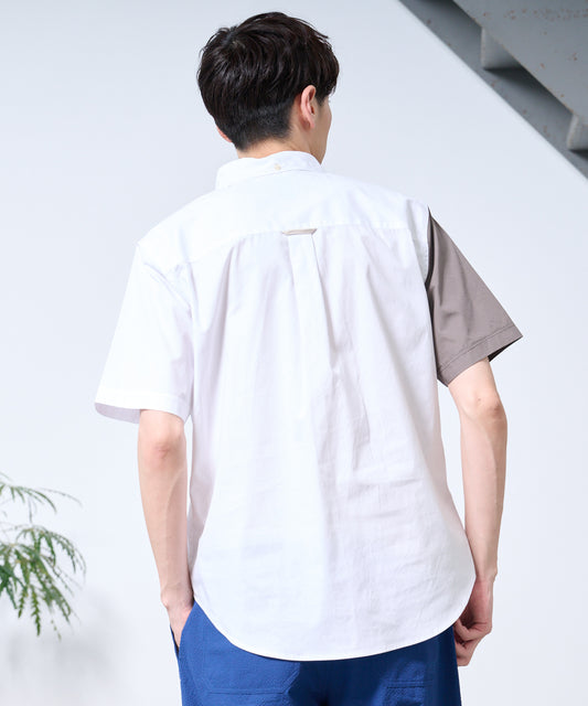 Arnold Palmer ブロッキング半袖シャツ