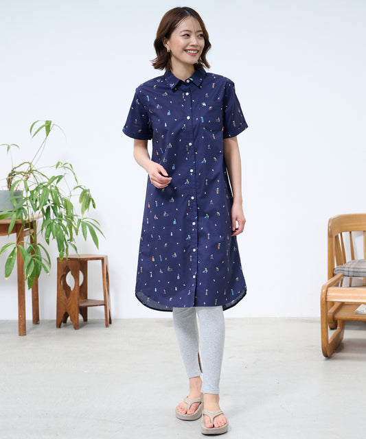 Arnold Palmer アート総柄ワンピース