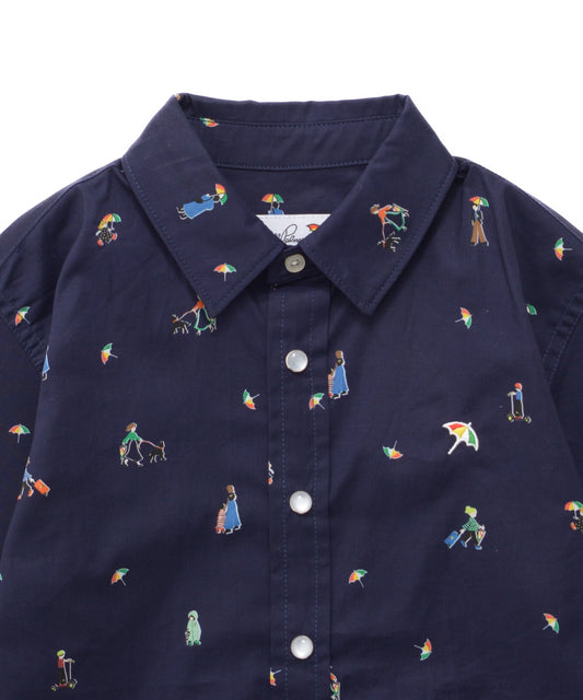 Arnold Palmer 【残り1点】アート総柄半袖 シェア シャツ【キッズ】