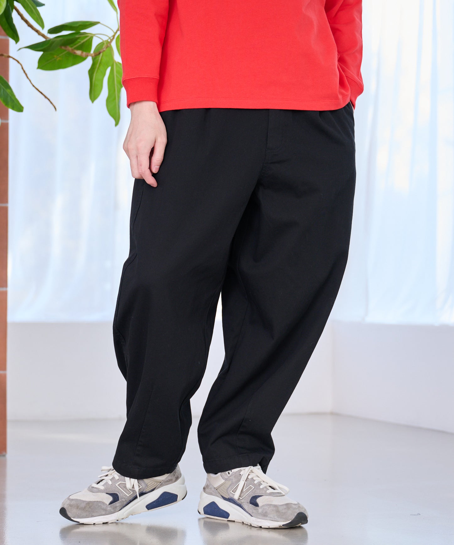 バレルレッグ チノパンツ