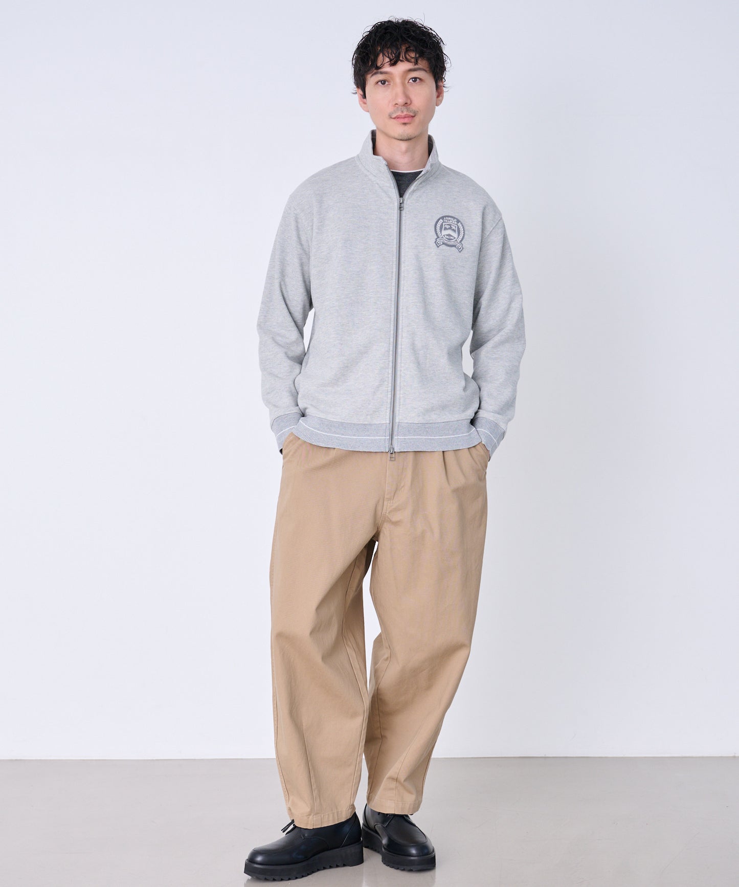 バレルレッグ チノパンツ