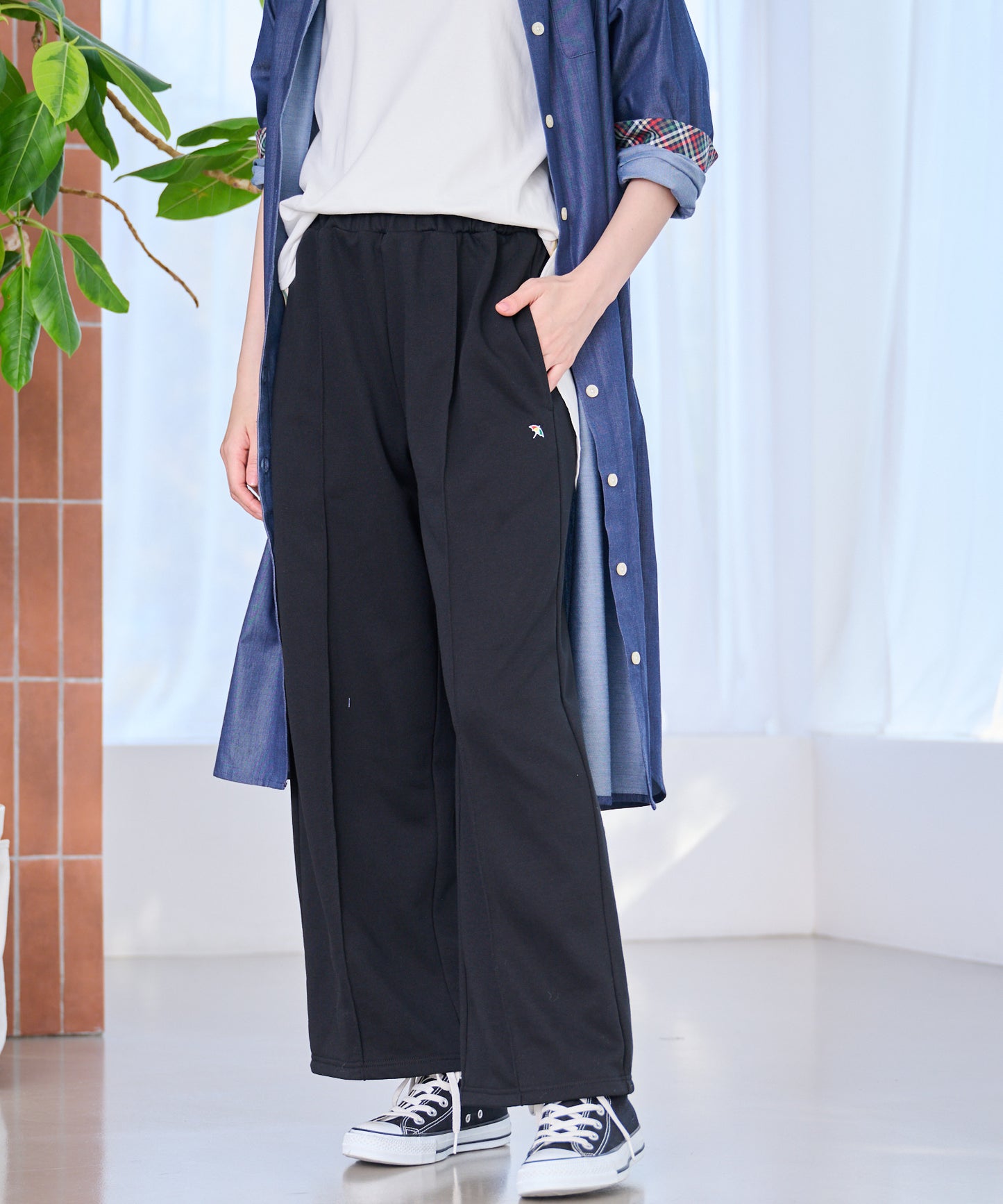 カットリラックス ストレートパンツ