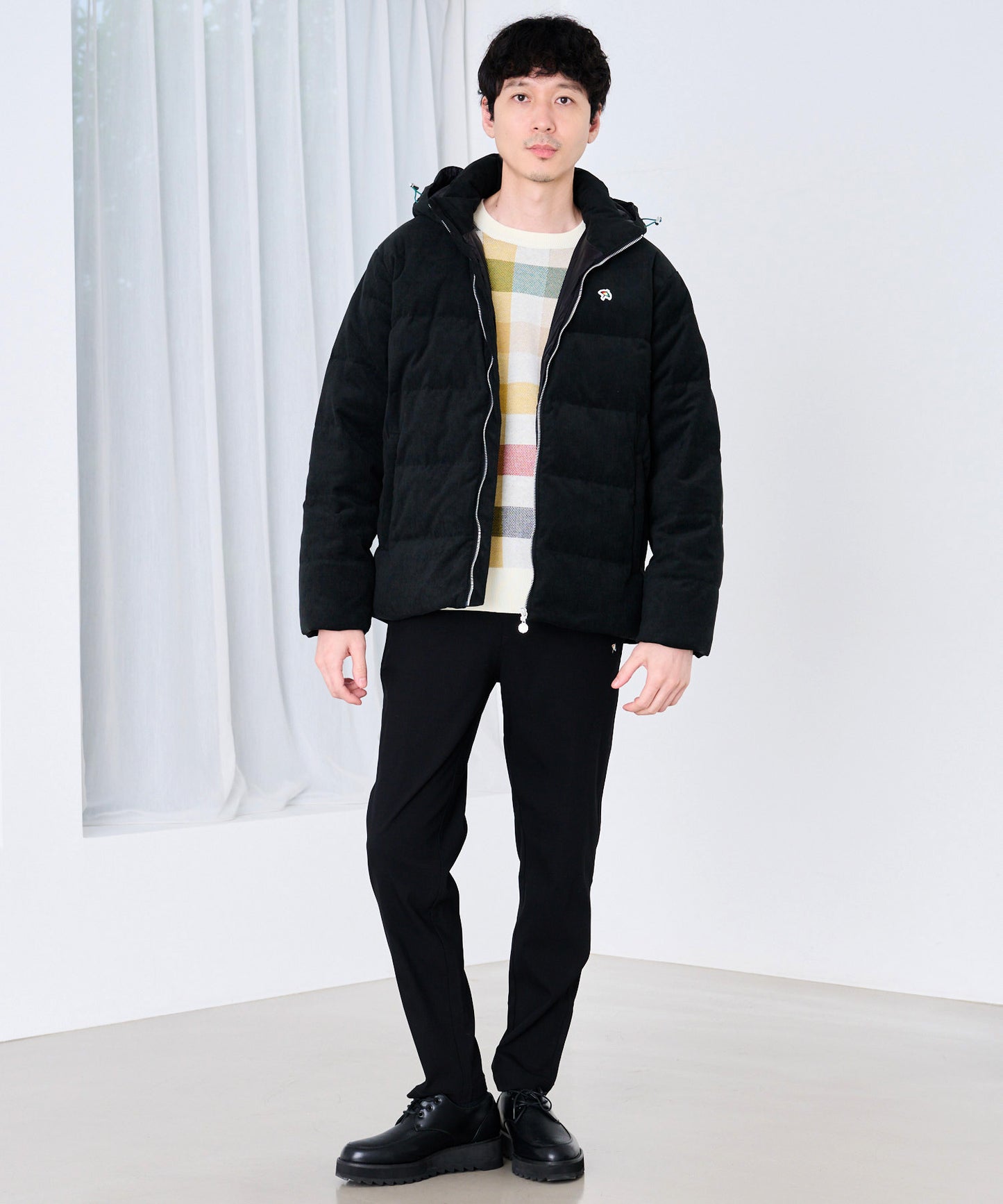 【予約】2WAY シェア コーデュロイ ダウンジャケット