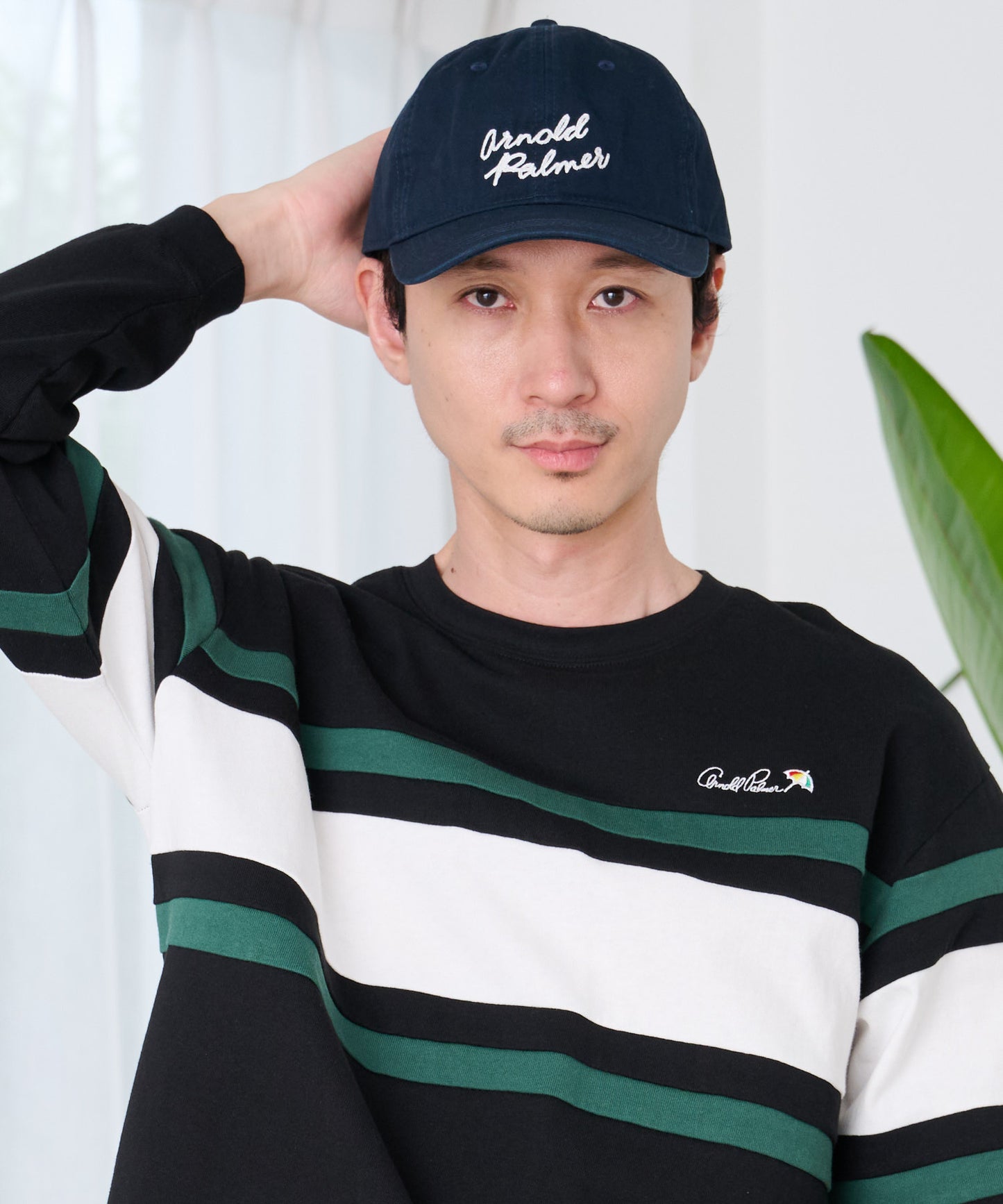 チェーン ステッチロゴ シェア キャップ