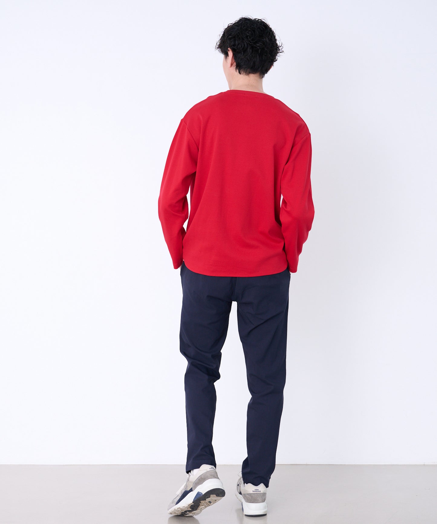 シェア スムースコットン ラウンドヘム ロングTシャツ