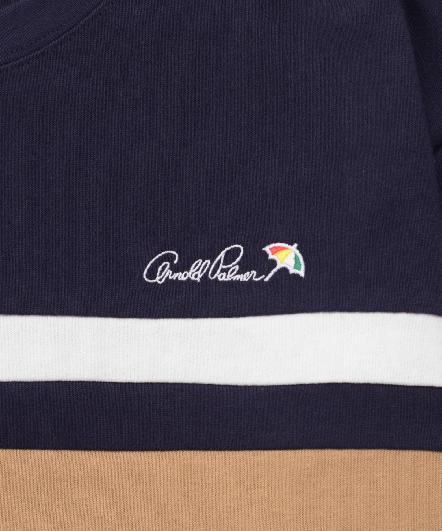 ヘビーウェイト パネルボーダー ロングTシャツ