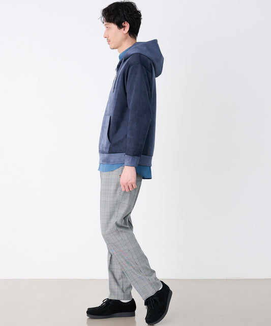 Arnold Palmer スエードダンボール ブロッキング ハーフジップコーデ