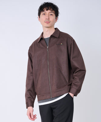 カルゼスエード ジップブルゾン