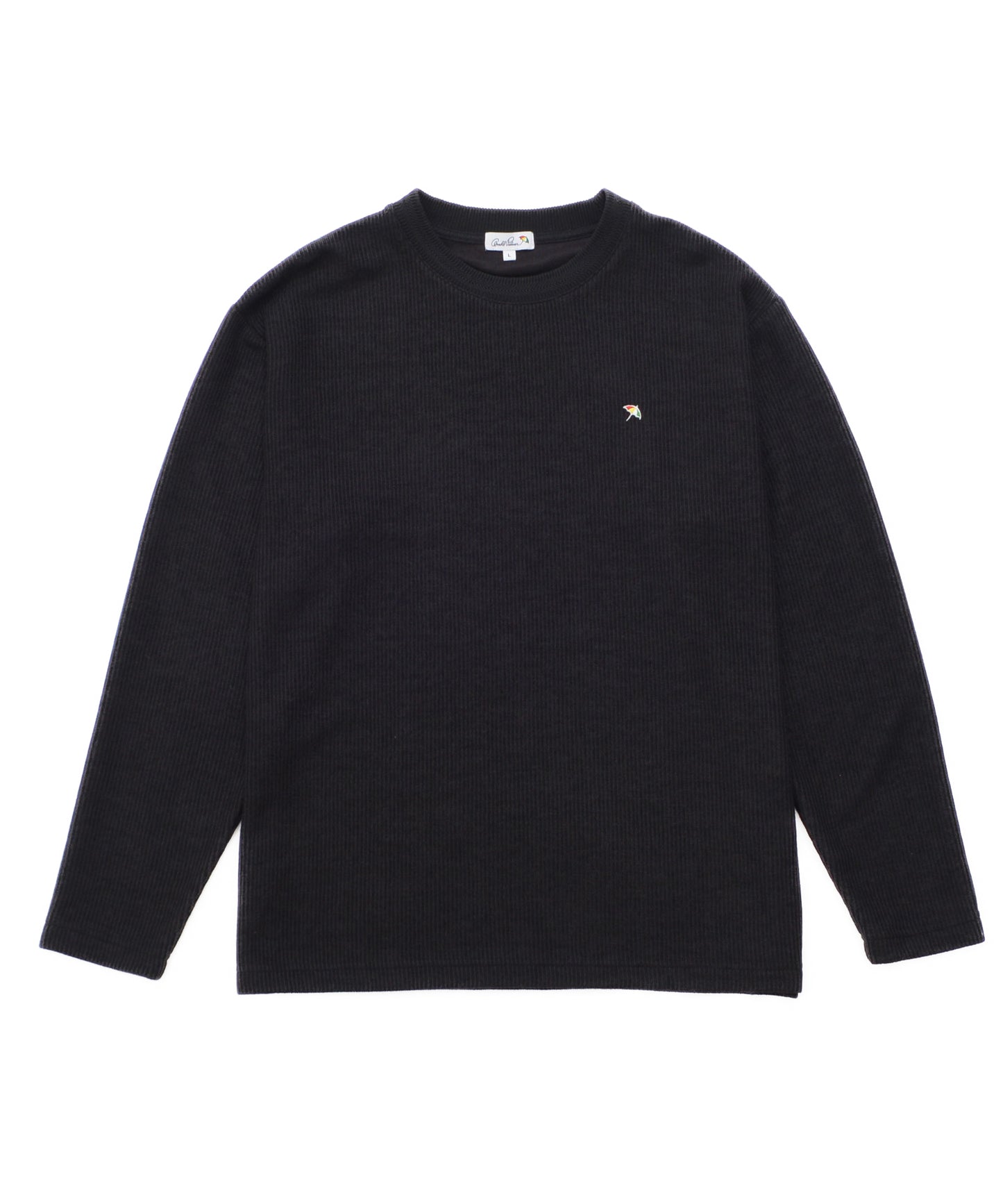 針抜き ダブルフェイス ロングTシャツ