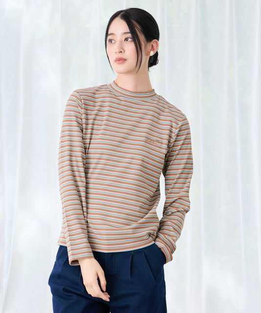 Arnold Palmer 先染テレコ マルチボーダーモック