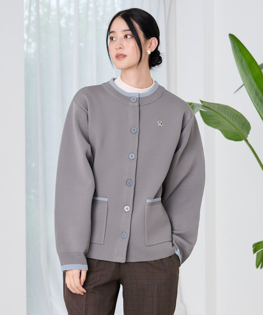 Arnold Palmer アクセントライン ニットカーデ