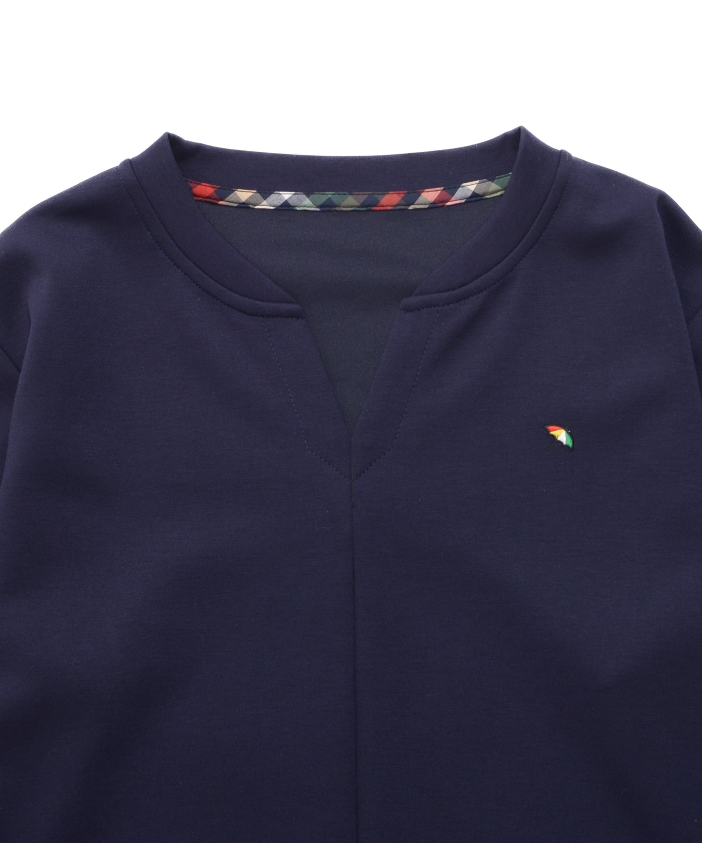 ダンボールポンチ キーネック ワンピース