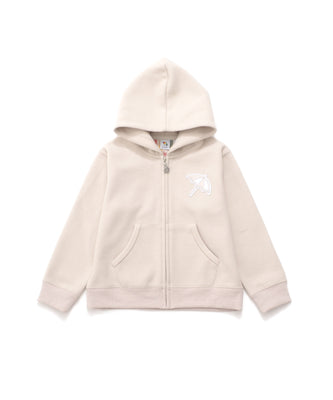 ウールライクメルトン フルジップパーカー【キッズ】