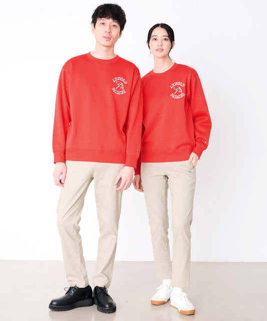 Arnold Palmer ニットフリース シェア ロゴスウェット プルオーバー