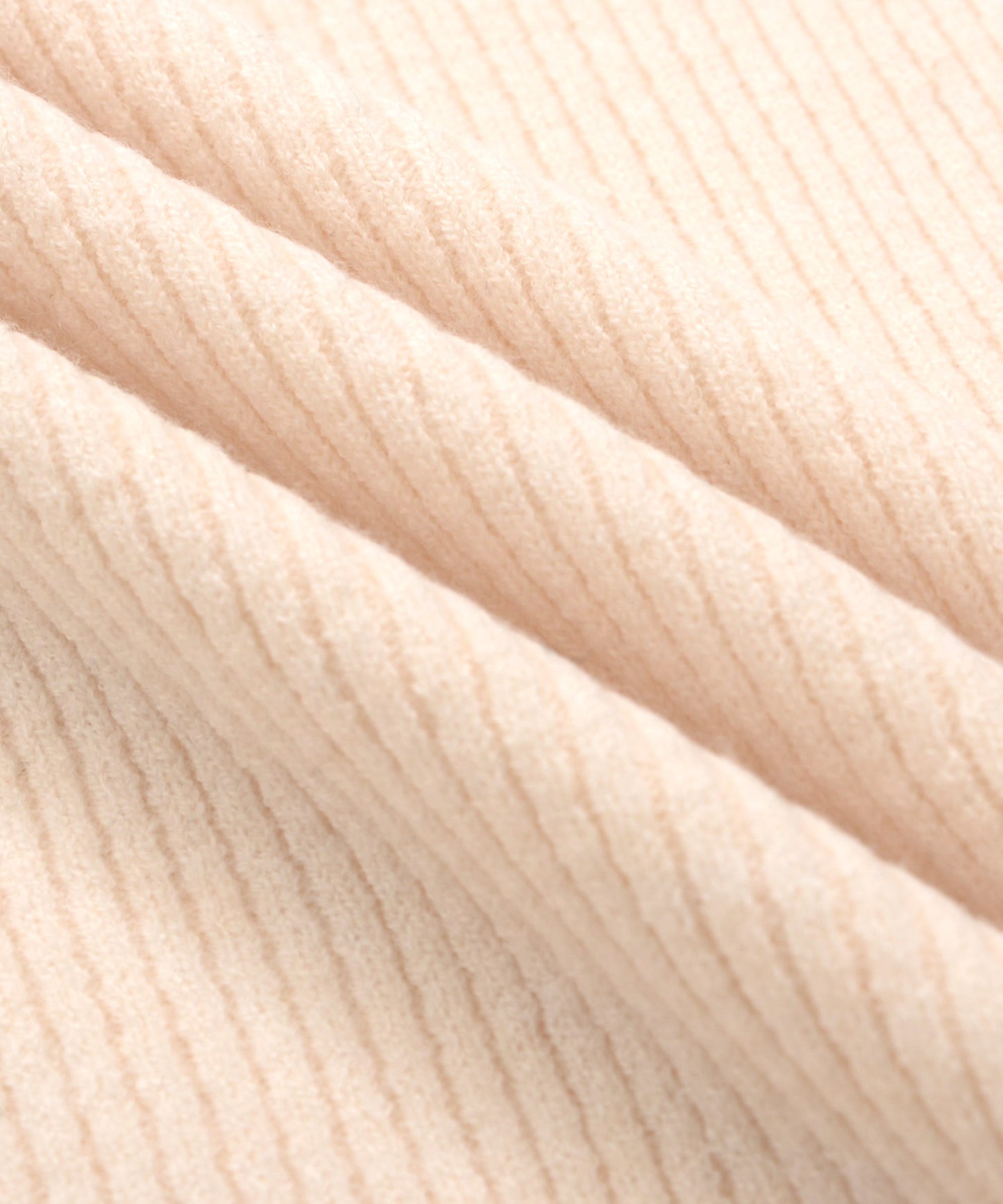 ベーシック リブハイネック ニット