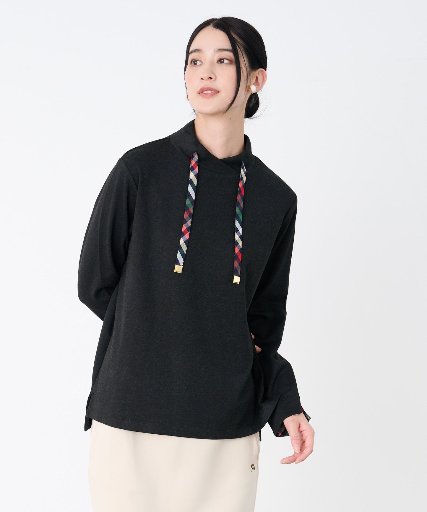 マシュマロリブ フードライクプルオーバー