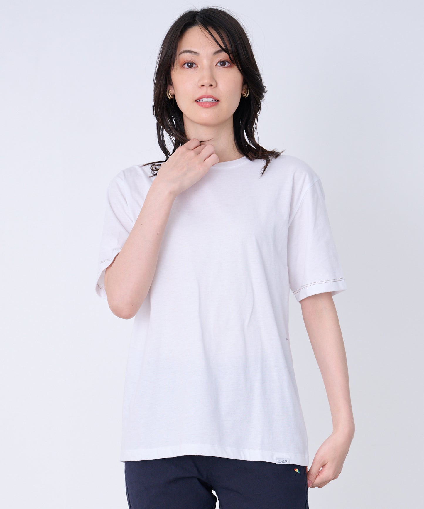 シェア パナマチェック 長袖シャツ + 半袖Tシャツ セット