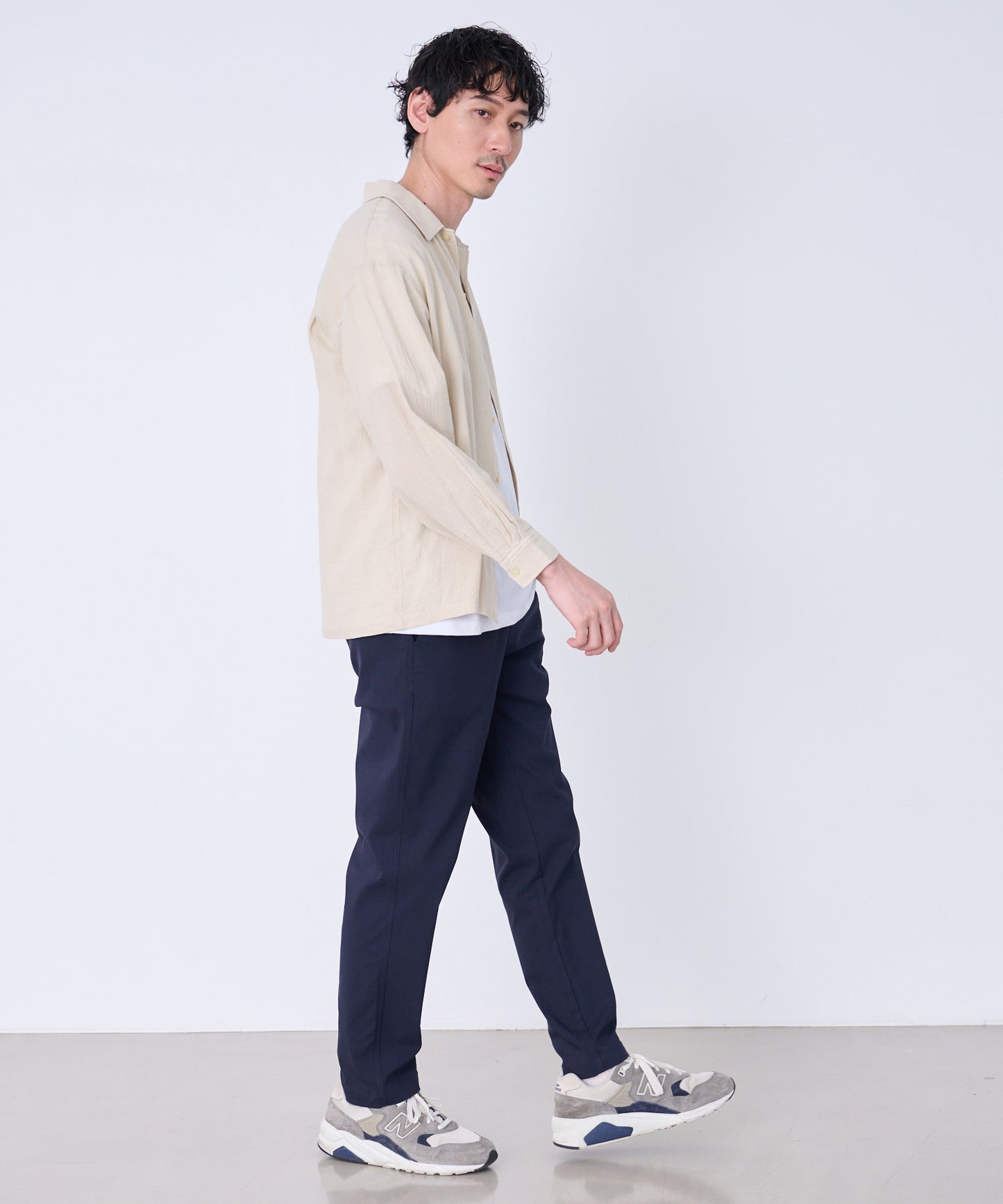 シェア パナマ 長袖シャツ + 半袖Tシャツ セット