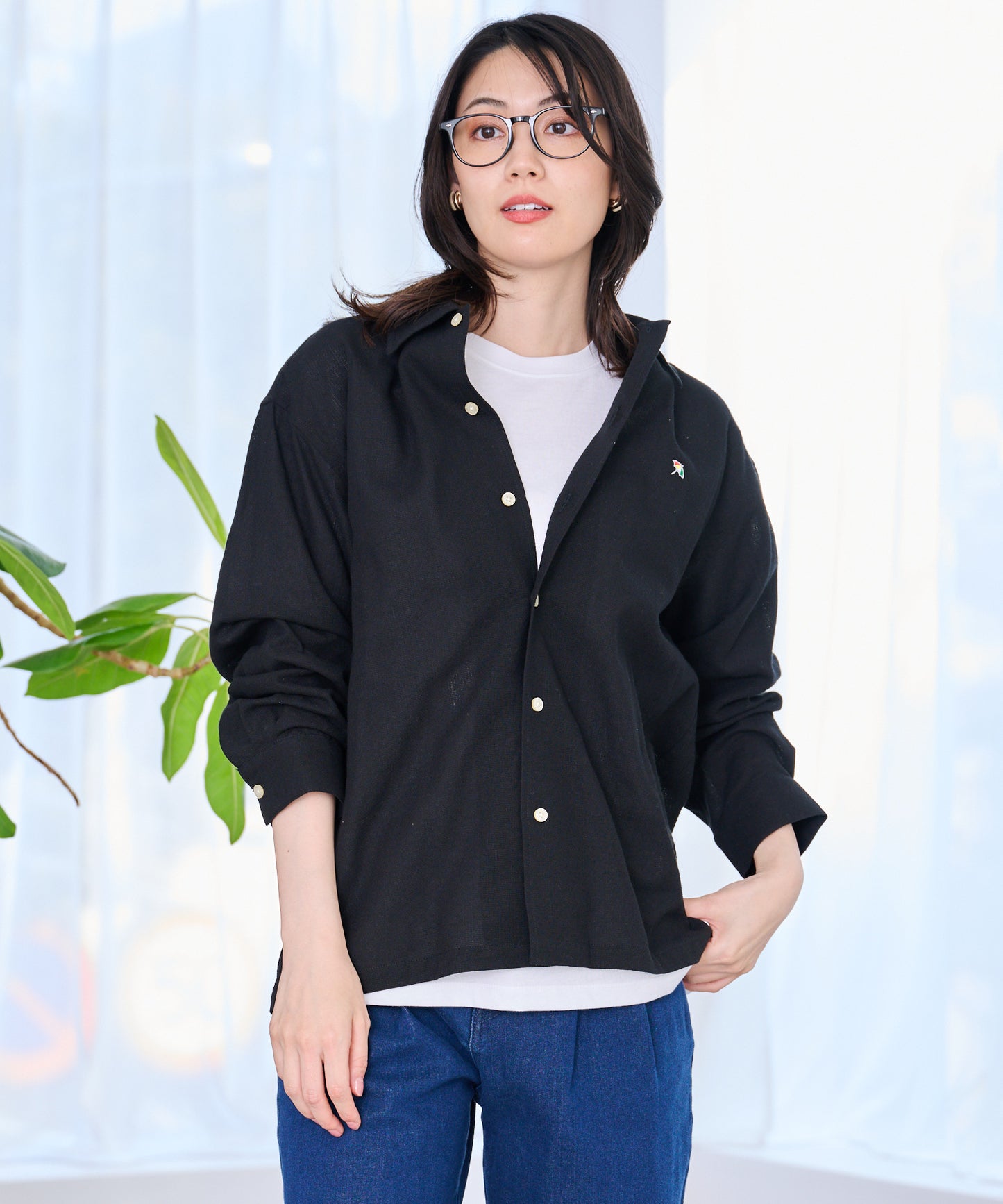 シェア パナマ 長袖シャツ + 半袖Tシャツ セット