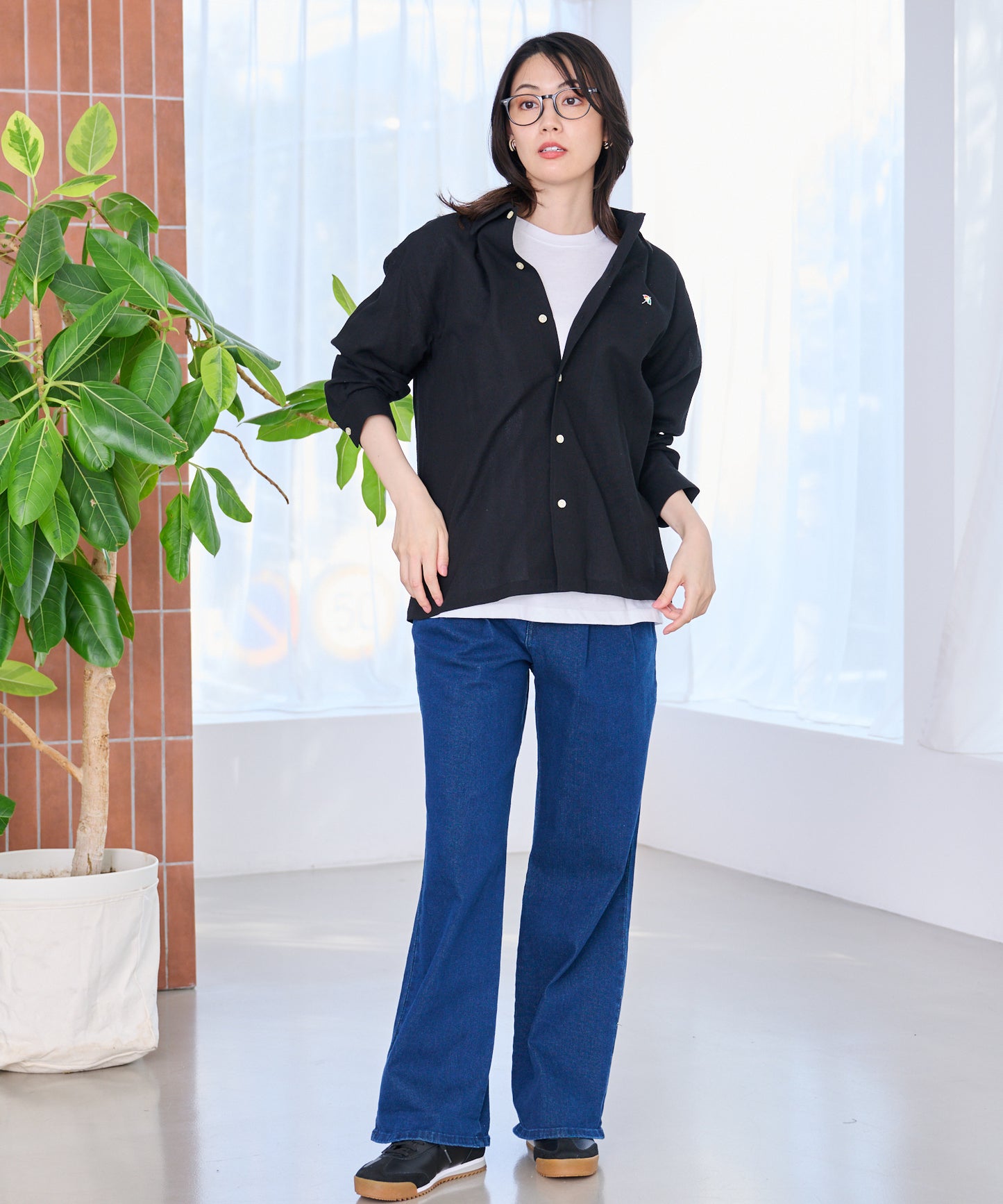 シェア パナマ 長袖シャツ + 半袖Tシャツ セット